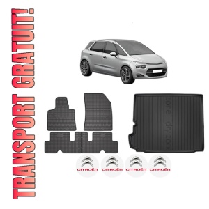 Set Covorase Presuri Auto Si Tavita Portbagaj CITROEN C4 GRAND PICASSO II (DA_, DE_) din 2013-2018 CITROEN