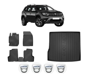 Set Covorase Presuri Auto Si Tavita Portbagaj DACIA DUSTER (HM_) din 2017-2022 DACIA - Img 2