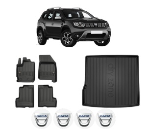 Set Covorase Presuri Auto Si Tavita Portbagaj DACIA DUSTER (HM_) din 2017-2022 DACIA - Img 2