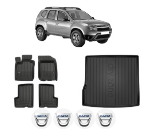 Set Covorase Presuri Auto Si Tavita Portbagaj DACIA DUSTER (HS_) din 2010-2018 DACIA - Img 2