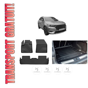 Set Covorase Presuri Auto Si Tavita Portbagaj DS DS 7 Crossback (J4_, JR_, JC_) din 2017-2022 DS