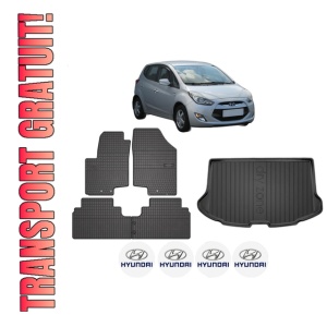 Set Covorase Presuri Auto Si Tavita Portbagaj HYUNDAI ix20 (JC) din 2010-2019 HYUNDAI