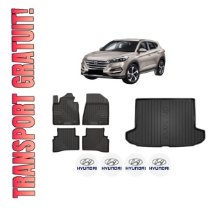 Set Covorase Presuri Auto Si Tavita Portbagaj HYUNDAI TUCSON SUV Van (TLE) din 2015-2020 HYUNDAI