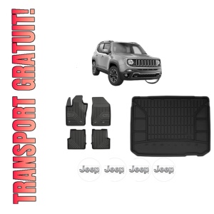 Set Covorase Presuri Auto Si Tavita Portbagaj JEEP RENEGADE SUV (BU, B1, BV) din 2014-2022 JEEP