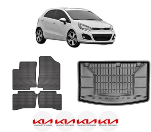 Set Covorase Presuri Auto Si Tavita Portbagaj KIA RIO III (UB) din 2011-2017 KIA - Img 2