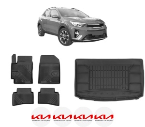 Set Covorase Presuri Auto Si Tavita Portbagaj KIA STONIC (YB) din 2017-2024 KIA - Img 2