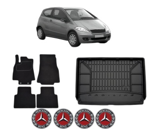 Set Covorase Presuri Auto Si Tavita Portbagaj MERCEDES-BENZ A-CLASS (W169) din 2004-2012 MERCEDES-BENZ - Img 2