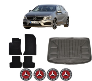 Set Covorase Presuri Auto Si Tavita Portbagaj MERCEDES-BENZ A-CLASS (W176) din 2012-2018 MERCEDES-BENZ - Img 2