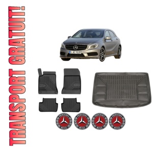 Set Covorase Presuri Auto Si Tavita Portbagaj MERCEDES-BENZ A-CLASS (W176) din 2012-2018 MERCEDES-BENZ