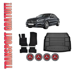 Set Covorase Presuri Auto Si Tavita Portbagaj MERCEDES-BENZ C-CLASS (W205) din 2013-2021 MERCEDES-BENZ
