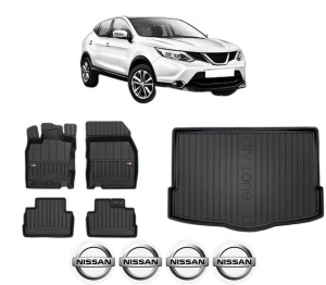 Set Covorase Presuri Auto Si Tavita Portbagaj NISSAN QASHQAI II (J11, J11_) din 2013-2020 NISSAN - Img 2