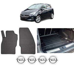 Set Covorase Presuri Auto Si Tavita Portbagaj OPEL CORSA E Hatchback Van (X15) din 2014-2015 OPEL - Img 2