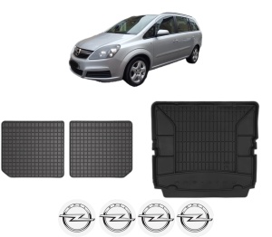 Set Covorase Presuri Auto Si Tavita Portbagaj OPEL ZAFIRA B Box Body/MPV (A05) din 2005-2015 OPEL - Img 2
