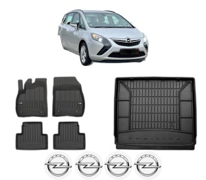 Set Covorase Presuri Auto Si Tavita Portbagaj OPEL ZAFIRA TOURER C VAN (P12) din 2012-2013 OPEL - Img 2