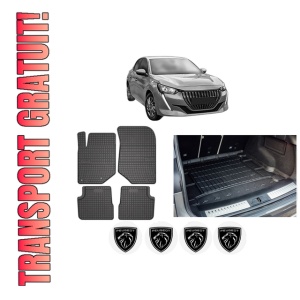 Set Covorase Presuri Auto Si Tavita Portbagaj PEUGEOT 208 II (UB_, UP_, UW_, UJ_) din 2019-2023 PEUGEOT