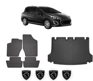 Set Covorase Presuri Auto Si Tavita Portbagaj PEUGEOT 308 SW I Estate Van (4E_) din 2008-2012 PEUGEOT - Img 2