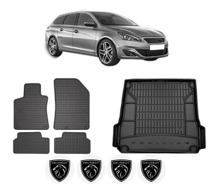 Set Covorase Presuri Auto Si Tavita Portbagaj PEUGEOT 308 SW II (LC_, LJ_, LR_, LX_, L4_) din 2014-2021 PEUGEOT - Img 2