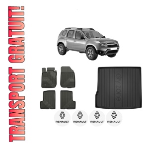 Set Covorase Presuri Auto Si Tavita Portbagaj RENAULT DUSTER (HS_) din 2010-2018 RENAULT