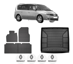 Set Covorase Presuri Auto Si Tavita Portbagaj RENAULT ESPACE IV (JK0/1_) din 2002-2015 RENAULT - Img 2