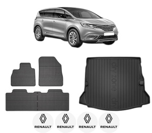 Set Covorase Presuri Auto Si Tavita Portbagaj RENAULT ESPACE V (JR_) din 2015-2023 RENAULT - Img 2