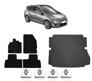 Set Covorase Presuri Auto Si Tavita Portbagaj RENAULT GRAND SCENIC III (JZ0/1_) din 2009-2016 RENAULT - Img 2