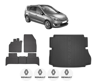 Set Covorase Presuri Auto Si Tavita Portbagaj RENAULT GRAND SCENIC III (JZ0/1_) din 2009-2016 RENAULT - Img 2