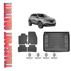 Set Covorase Presuri Auto Si Tavita Portbagaj RENAULT KADJAR (HA_, HL_) din 2015-2021 RENAULT
