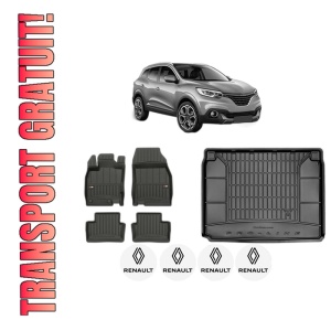 Set Covorase Presuri Auto Si Tavita Portbagaj RENAULT KADJAR (HA_, HL_) din 2015-2021 RENAULT