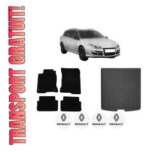Set Covorase Presuri Auto Si Tavita Portbagaj RENAULT LAGUNA III Grandtour (KT0/1) din 2007-2015 RENAULT