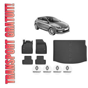 Set Covorase Presuri Auto Si Tavita Portbagaj RENAULT MEGANE III Hatchback (BZ0/1_, B3_) din 2008-2017 RENAULT