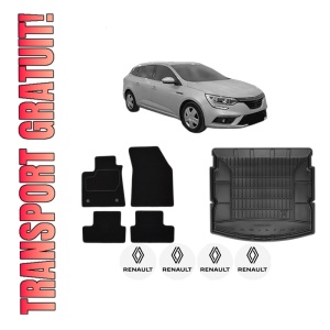 Set Covorase Presuri Auto Si Tavita Portbagaj RENAULT MEGANE IV Grandtour (K9A/M/N_) din 2016-2021 RENAULT