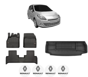 Set Covorase Presuri Auto Si Tavita Portbagaj RENAULT SCENIC III VAN (JZ0/1_) din 2009-2016 RENAULT - Img 2