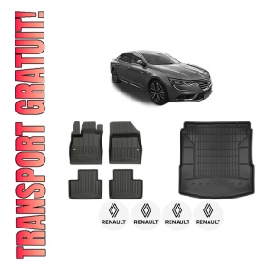 Set Covorase Presuri Auto Si Tavita Portbagaj RENAULT TALISMAN din 2015-2022 RENAULT