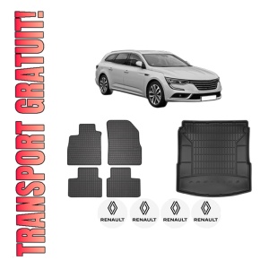 Set Covorase Presuri Auto Si Tavita Portbagaj RENAULT TALISMAN Grandtour (KP_) din 2016-2022 RENAULT