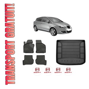 Set Covorase Presuri Auto Si Tavita Portbagaj SEAT TOLEDO III (5P2) din 2004-2009 SEAT