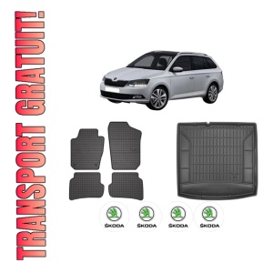 Set Covorase Presuri Auto Si Tavita Portbagaj SKODA FABIA III Estate (NJ5) din 2014-2022 SKODA