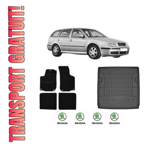 Set Covorase Presuri Auto Si Tavita Portbagaj SKODA Octavia I Combi (1U5) din 1998-2010 SKODA