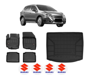 Set Covorase Presuri Auto Si Tavita Portbagaj SUZUKI SX4 S-CROSS (JY) din 2013-2022 SUZUKI - Img 2