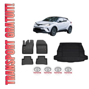 Set Covorase Presuri Auto Si Tavita Portbagaj TOYOTA C-HR (_X1_) din 2016-2019 TOYOTA