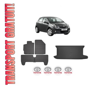Set Covorase Presuri Auto Si Tavita Portbagaj TOYOTA YARIS (_P9_) din 2005-2014 TOYOTA