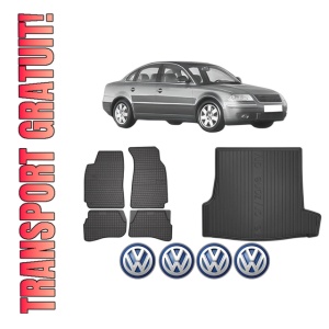 Set Covorase Presuri Auto Si Tavita Portbagaj Volkswagen PASSAT B5.5 (3B3) din 2000-2005 Volkswagen