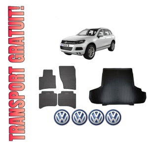 Set Covorase Presuri Auto Si Tavita Portbagaj Volkswagen TOUAREG VAN (7P5) din 2011-2014 Volkswagen