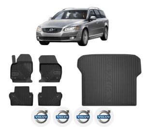 Set Covorase Presuri Auto Si Tavita Portbagaj VOLVO V70 III Estate Van (135) din 2013-2015 VOLVO - Img 2
