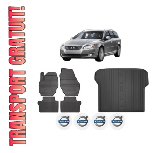 Set Covorase Presuri Auto Si Tavita Portbagaj VOLVO V70 III Estate Van (135) din 2013-2015 VOLVO