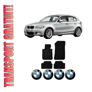 Set Covorase Presuri BMW Seria 1 (E87) din 2004-2011, Auto, Material Textil Mocheta, BMW