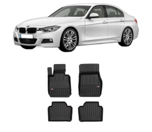 Set covorase presuri BMW Seria 3 (F30, F80) din 2011-2018, auto, din cauciuc thermoplastic, BMW Seria - Img 2
