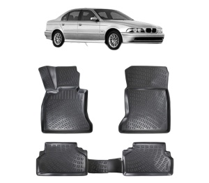 Set covorase presuri BMW Seria 5 IV E39 din 1995-2003, auto, din cauciuc thermoplastic - Img 2