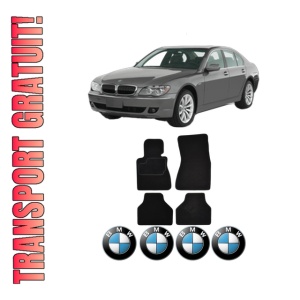 Set Covorase Presuri BMW Seria 7 (E65, E66, E67) din 2001-2008, Auto, Material Textil Mocheta, BMW