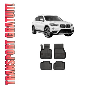 Set covorase presuri BMW Seria X1 Van (F48) din 2015-2022, auto, din cauciuc thermoplastic, BMW Seria