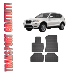 Set covorase presuri BMW Seria X3 (F25) din 2010-2017, auto, din cauciuc thermoplastic, BMW Seria